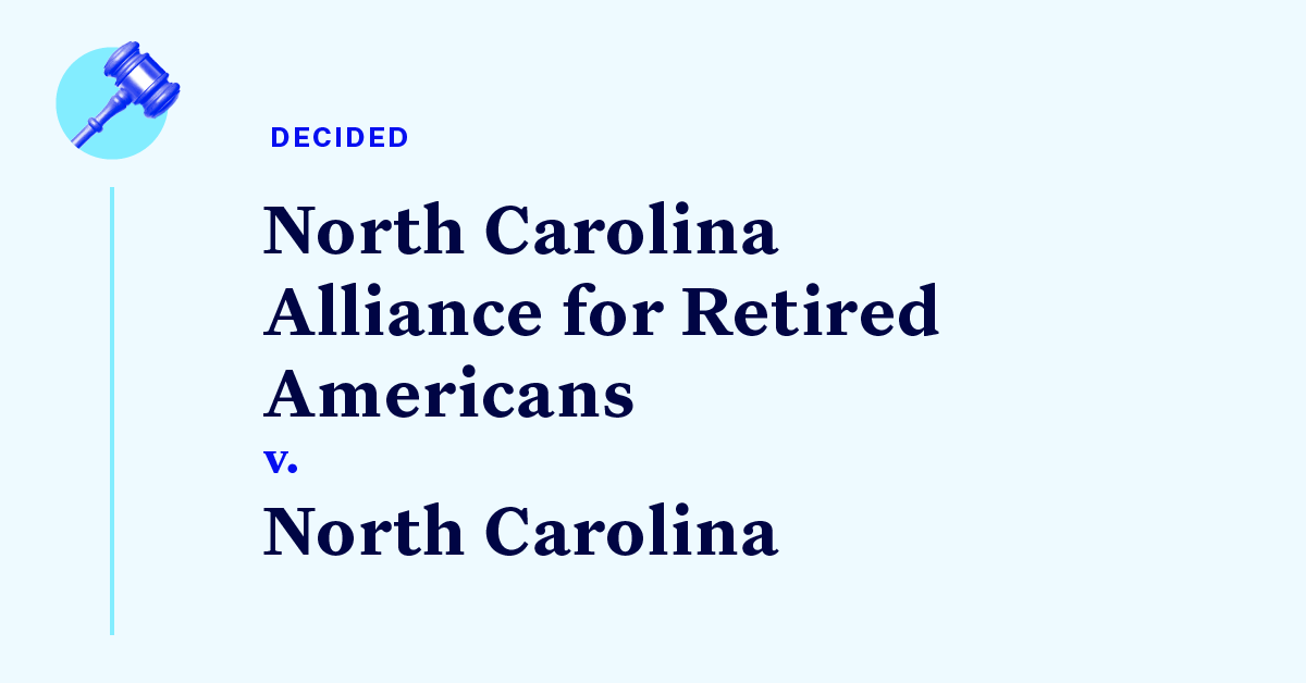 Court Cases North Carolina November 2020 Election Challenge Democracy Docket 0340