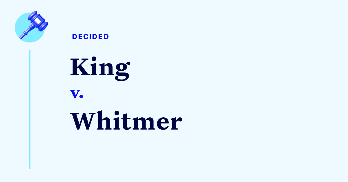 king v whitmer