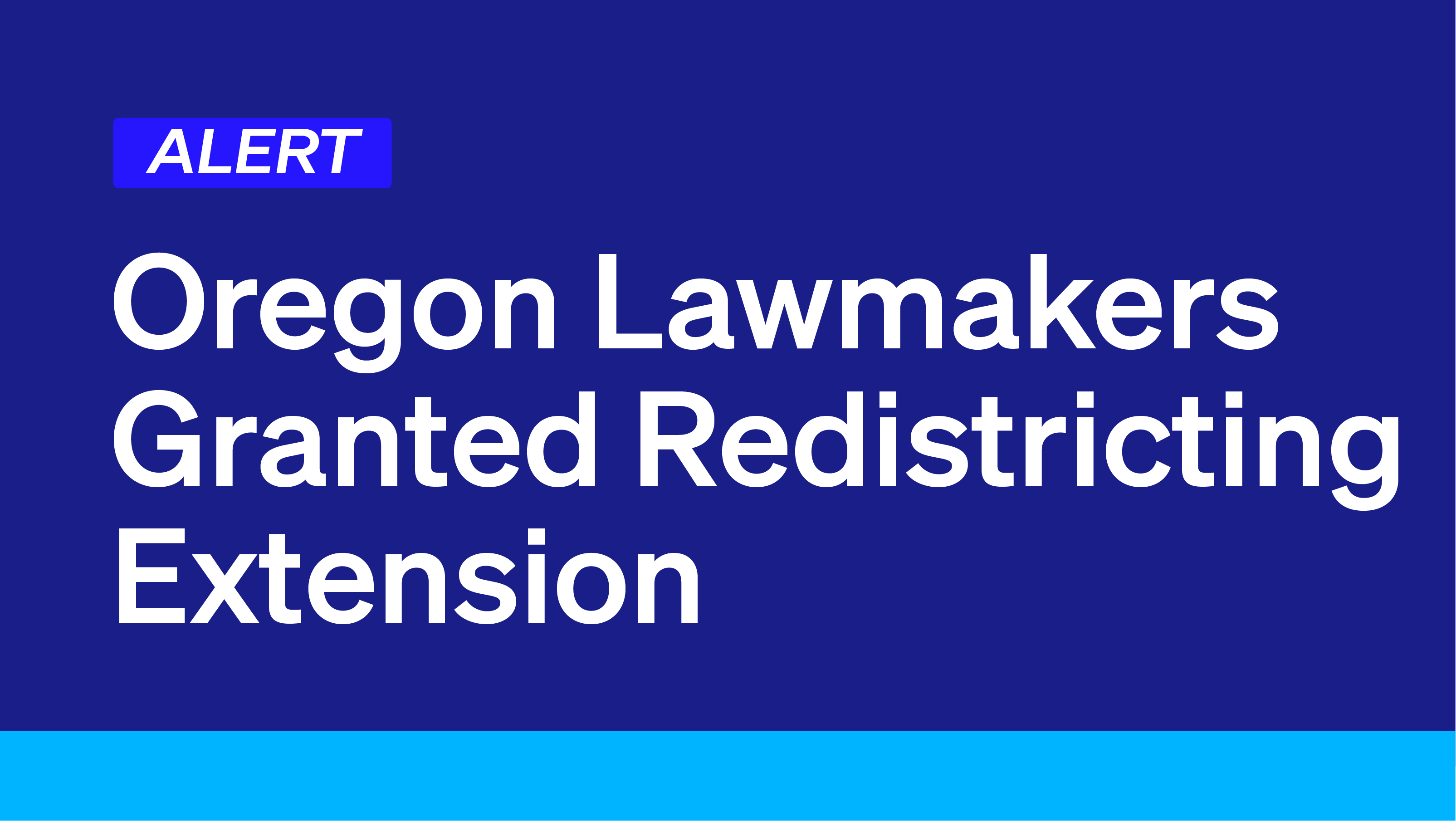 Democracy Alerts - Oregon Lawmakers Granted Redistricting Extension ...