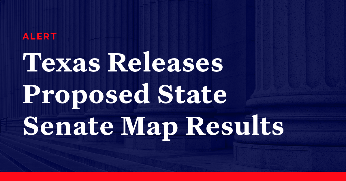 Texas Releases Proposed State Senate Map - Democracy Docket