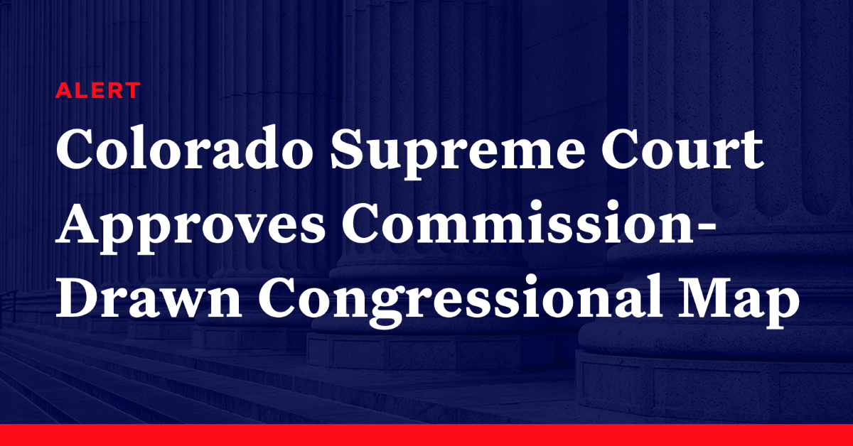 Democracy Alerts Colorado Supreme Court Approves CommissionDrawn