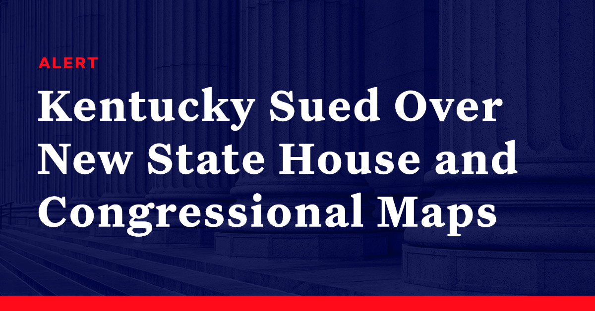 Kentucky Sued Over New State House And Congressional Maps Democracy Docket