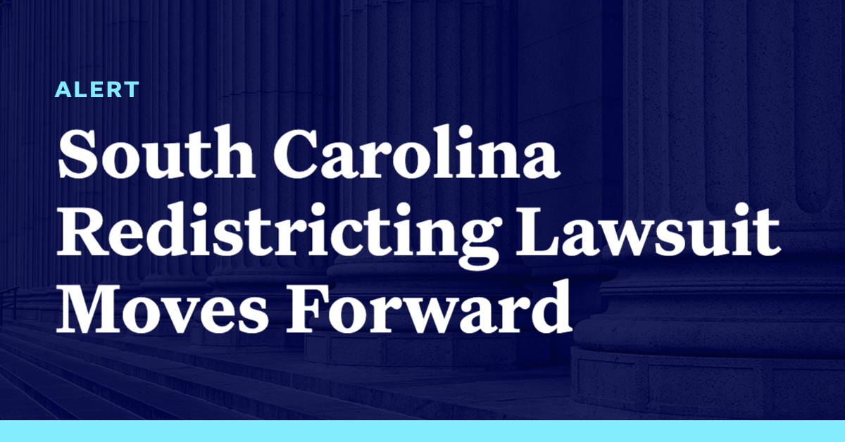 South Carolina Redistricting Lawsuit Moves Forward Democracy Docket