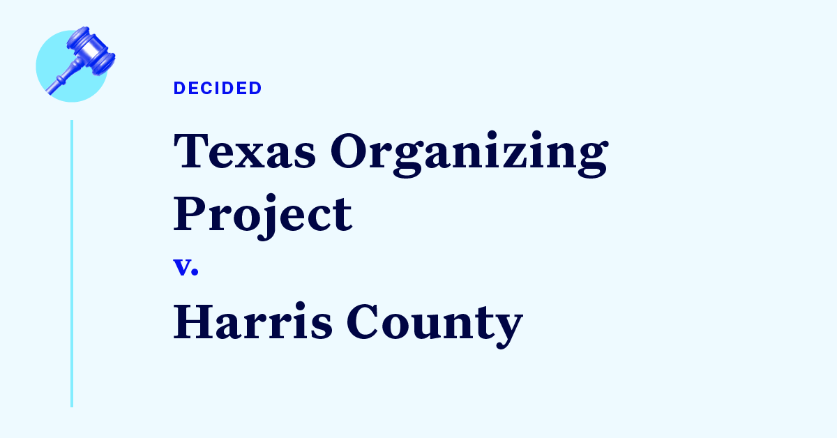 Court Cases Texas Harris County Polling Hours Extension Democracy