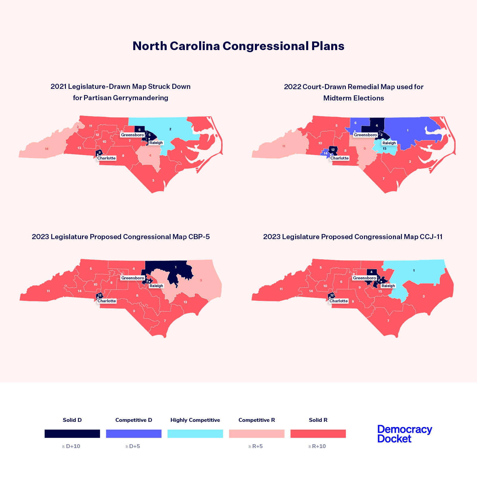 North Carolina Republicans Unveil New Congressional and Legislative Maps -  Democracy Docket