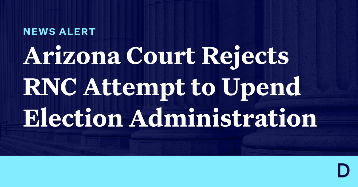 Arizona Court Rejects RNC Attempt To Upend Election Administration ...