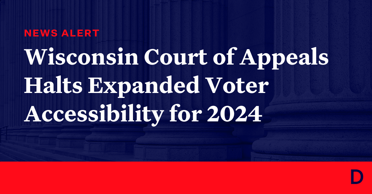 Wisconsin appeals court stays order expanding voting access for November general election